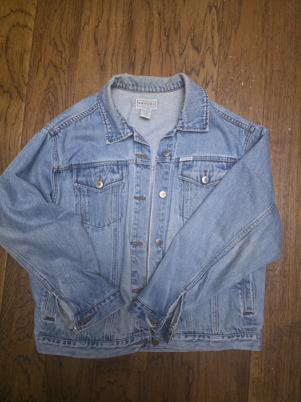 Arizona Jean Company Light Wash Denim Jacket